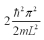 <strong>Consider an electron that is confined to the x-y plane by a two-dimensional rectangular infinite potential well.The width of the well is L in the x-direction and 3 L in the y-direction.What is the lowest energy which is shared by more than one distinct state, i.e.,two or more different states have the same energy?</strong> A) B) C) D) E)