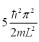 <strong>Consider an electron that is confined to the x-y plane by a two-dimensional rectangular infinite potential well.The width of the well is L in the x-direction and 3 L in the y-direction.What is the lowest energy which is shared by more than one distinct state, i.e.,two or more different states have the same energy?</strong> A) B) C) D) E)