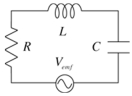 <strong>A circuit contains a 100- \varOmega resistor,a 0.0200-H inductor and 1.00 µF capacitor in series as shown.The time varying emf is 30.0 V.What is the resonant angular frequency of the circuit? </strong> A)1.0 * 10<sup>3</sup> rad/s B)2.7 * 10<sup>3</sup> rad/s C)4.4 * 10<sup>3</sup> rad/s D)6.3 * 10<sup>3</sup> rad/s E)7.0 * 10<sup>3</sup> rad/s