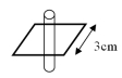 <strong>A square,clamping ammeter has four sides each with a length of 3.0 cm.The four sides of the ammeter are capable of measuring the magnetic field at the position of the sides.When the ammeter is clamped around a cylindrical wire carrying a 5.0 A DC current as shown in the figure,what is the average magnetic field measured in the sides of the clamp? </strong> A)0.13 G B)0.25 G C)0.52 G D)1.0 G E)2.0 G