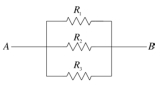 <strong>What is the equivalent resistance of the circuit shown if , ,and ? </strong> A)7.7 \varOmega B)10 \varOmega C)56 \varOmega D)61 \varOmega
