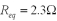 <strong>The equivalent resistance of the circuit shown if .If and ,what is the resistance of R<sub>1</sub>? </strong> A)11 \varOmega B)2.9 \varOmega C)4.1 \varOmega D)5.2 \varOmega E)7.7 \varOmega