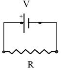 <strong>In order to double the power dissipated in the resistor R,I should </strong> A)double the resistance R. B)double the voltage V. C)increase the voltage V by about 40%. D)decrease the resistance R by a factor of four. E)decrease the voltage V by a factor of two.