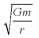 <strong>A satellite is in a stable orbit at an elevation above the surface of the Earth equal to the radius of the Earth.An asteroid collides with the satellite.Both objects stop moving and fall straight down.How fast are the satellite and asteroid moving when they hit the surface of the Earth? In the answers,r = the radius of the Earth and m = the mass of the Earth.Ignore air resistance.</strong> A) B) C) D)None are correct.