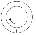 <strong>An orbital space station generates artificial gravity by spinning.Consider a 100-kg person standing against the outside wall of a doughnut shaped space station with an outer diameter of 2.0 km.What is the period of rotation for the space station such that the space station exerts a force on the person equal to the weight of the person on the surface of the Earth? </strong> A)4.8 s B)31 s C)63 s D)90 s E)640 s