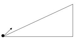 <strong>An object is launched up a 30 degree slope at an angle of 20 degrees above the incline of the slope and lands a distance of 3.12 m up the slope.What is the object's initial speed? </strong> A)5.94 m/s B)5.00 m/s C)6.89 m/s D)5.23 m/s E)7.23 m/s