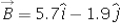 <strong>If vector and vector ,where and are the units vectors along the x and the y directions respectively,calculate the magnitude of vector .</strong> A)10.3 B)17.4 C)-6.7 D)26 E)-12.3