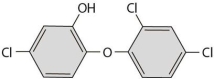 The antimicrobial chemical in Figure 9-1 is a(n) (phenolic/surfactant/enzyme) compound found in many consumer products.