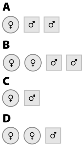 Name the four mating systems represented in the figure below.  <div style=padding-top: 35px> 