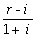 <strong>Which of the following formulas is incorrect?</strong> A) i = - 1 B) 1 + r<sub>r</sub> = C) r<sub>r</sub> ≈ i - r D) r<sub>r</sub><sub> </sub>=