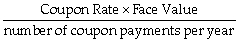<strong>Which of the following formulas is incorrect?</strong> A) Yield to maturity for an n-period zero-coupon bond = B) Price of an n-period bond = + + ... + C) Price of an n-period bond = Coupon × + D) Coupon =