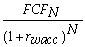 <strong>Which of the following equations is incorrect?</strong> A) P<sub>0</sub> = B) V<sub>0</sub> = + + ... + + C) Free Cash Flow = EBIT × (1 - τ<sub>c</sub>) + Depreciation - Capital Expenditures - DNWC D) Enterprise Value = Market Value of Equity + Debt - Cash