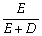Consider the following equation: β<sub>U</sub> = β<sub>E</sub> + β<sub>D</sub> The term β<sub>D</sub> in the equation is