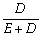 Consider the following equation: β<sub>U</sub> = β<sub>E</sub> + β<sub>D</sub> The term β<sub>U</sub> in the equation is?