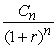 <strong>Which of the following statements is false?</strong> A) FV =   B) PV =     C) FV =   C<sub>n</sub> × (1 + r)<sup>n</sup> D) Most investment opportunities have multiple cash flows that occur at different points in time. <div style=padding-top: 35px> 