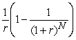 <strong>Which of the following statements regarding annuities is false?</strong> A) PV of an annuity = C ×   B) The difference between an annuity and a perpetuity is that a perpetuity ends after some fixed number of payments. C) An annuity is a stream of N equal cash flows paid at regular intervals. D) Most car loans, mortgages, and some bonds are annuities. <div style=padding-top: 35px> 