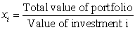 <strong>Which of the following equations is incorrect?</strong> A)   B) R<sub>p</sub> = Σ<sub>i</sub> x<sub>i</sub>R<sub>i</sub> C) R<sub>p</sub> = x<sub>1</sub>R<sub>1</sub> + x<sub>2</sub>R<sub>2</sub> + ... + x<sub>n</sub>R<sub>n</sub> D) E[R<sub>p</sub>} = E[Σ<sub>i</sub> x<sub>i</sub>R<sub>i</sub>] <div style=padding-top: 35px> 