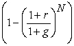 <strong>Which of the following formulas is INCORRECT?</strong> A)PV of a growing annuity = C × B)PV of an annuity = C × C)PV of a growing perpetuity = D)PV of a perpetuity =