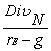 <strong>Which of the following formulas is INCORRECT?</strong> A)Div<sub>t</sub> = × Dividend Payout Rate B)P<sub>N</sub> = C)earnings growth rate = retention rate x return on new investment D)P<sub>0</sub> = + + ...+ + ×