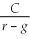 <strong>Which of the following statements regarding growing perpetuities is false?</strong> A) We assume that r < g for a growing perpetuity. B) PV of a growing perpetuity = C) To find the value of a growing perpetuity one cash flow at a time would take forever. D) A growing perpetuity is a cash flow stream that occurs at regular intervals and grows at a constant rate forever.