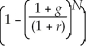 <strong>Which of the following statements regarding growing annuities is false?</strong> A) A growing annuity is a stream of N growing cash flows, paid at regular intervals. B) We assume that g < r when using the growing annuity formula. C) PV of a growing annuity = C × D) A growing annuity is like a growing perpetuity that never comes to an end.