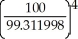 B Explanation: B) EAR = <sup> </sup>- 1 = 0.028