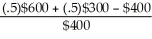 D Explanation: D) E[r<sub>NM</sub>] =   =  