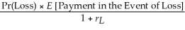 Insurance Premium = The actuarially fair cost of full insurance = = $3.81 million