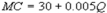 <strong>Suppose Kate's Great Crete (KGC)has annual variable costs of and marginal costs of ,where Q is the number of cubic yards of concrete it produces per year.In addition,it has an avoidable fixed cost of $50,000 per year.KGC's demand function is What is the profit maximizing sales quantity?</strong> A) 20 B) 2,000 C) 8,000 D) 0