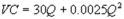<strong>Suppose Kate's Great Crete (KGC)has annual variable costs of and marginal costs of ,where Q is the number of cubic yards of concrete it produces per year.In addition,it has an avoidable fixed cost of $50,000 per year.KGC's demand function is What is the profit maximizing sales price?</strong> A) $47.7 B) $30 C) $45 D) $50