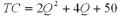 <strong>Suppose that,in the long run,a dairy's variable costs are (where Q is the number of gallons of milk produced each day),its marginal cost is and there is an avoidable fixed cost of $50 per day.In the long run there is free entry into the market.What is the dairy's total cost function?</strong> A) B) C) D)