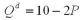 <strong>The market demand function for ice cream is and the market supply function for ice cream is ,where both quantities are measured in millions of gallons per year.What is the consumer surplus at the competitive market equilibrium?</strong> A) $4.2 B) $6 C) $4.5 D) $3