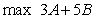 <strong>Suppose the price of is $3,the price of is $5,the consumer's income is $30,and the consumer's level of satisfaction is measured by The consumer's income constraint is</strong> A) B) C) D)