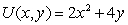 <strong>Which of the following utility functions is an example of preferences for perfect substitutes?</strong> A) B) C) D)