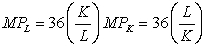 <strong>Suppose for a particular production function that If the price of capital is $5 per unit and the price of labor is $125 per unit,at the cost-minimizing combination of capital and labor the firm should employ</strong> A) five times as much labor as capital. B) five times as much capital as labor. C) 125/36 units of capital and 5/36 units of labor. D) 36/125 units of capital and 36/5 units of labor.