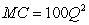 <strong>Suppose that a firm's long-run total cost curve can be expressed as .This firm's long-run marginal cost curve can be expressed as</strong> A) . B) . C) . D) .