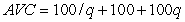<strong>The market for sweet potatoes consists of 1,000 identical firms.Each firm has a short-run total cost curve of STC = 100 + 100 q + 100q<sup>2</sup>,and a short-run marginal cost curve of SMC=100+200q,where q is output.What is the equation of the firm's average variable cost curve?</strong> A) B) C) D)