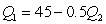 <strong>Suppose in a Cournot duopoly that two firms,Firm 1 and Firm 2,face market demand   and both have marginal cost,   Firm 1's reaction function can be written as</strong> A)   B)   C)   D)   <div style=padding-top: 35px> 