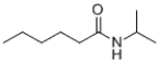 <strong>Which of the following compounds would react together at room temperature to form the following compound? </strong> A) hexanamide and 2-propanol B) hexanoic acid and 2-propanamine C) 2-propanamine and hexanoic anhydride D) pentanoic acid and 2-propanamine
