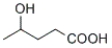 <strong>Which of the following is γ-hydroxybutyric acid?</strong> A) B) C) D)