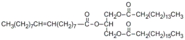 <strong>How many stereoisomers are possible for the following triglyceride? (Include all types of stereoisomerism!) </strong> A) 1 B) 2 C) 4 D) 8