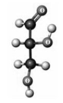 Consider the following ball-and-stick model. Atoms other than carbon and hydrogen are indicated by the chemical symbol of the element.   Which of the following specifies the configuration at the stereocenter?