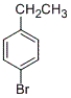<strong>What is the correct IUPAC name of the following compound?  </strong> A) 1-ethyl-4-bromobenzene B) 4-ethyl-1-bromobenzene C) 1-bromo-4-ethylbenzene D) 4-bromo-1-ethylbenzene <div style=padding-top: 35px> 