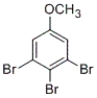 <strong>Which of the following structures represents 2,4,6-tribromophenol?</strong> A)   B)   C)   D)   <div style=padding-top: 35px> 