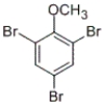 <strong>Which of the following structures represents 2,4,6-tribromophenol?</strong> A)   B)   C)   D)   <div style=padding-top: 35px> 