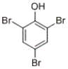 <strong>Which of the following structures represents 2,4,6-tribromophenol?</strong> A)   B)   C)   D)   <div style=padding-top: 35px> 