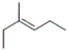 <strong>Which of the following structures corresponds to cis-3-methyl-2-hexene?</strong> A) B) C) D) 