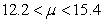 <strong>A student looked up the number of years served by 35 of the more than 100 Supreme Court justices. The average number of years served by those 35 justices was 13.8. If the standard deviation of the entire population is 7.3 years, find the 95% confidence interval for the average number of years served by all Supreme Court justices.</strong> A) B) C) D)