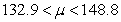 <strong>The prices (in dollars) for a graphing calculator are shown below for 8 online vendors. Estimate the true mean price for this particular calculator with 95% confidence. </strong> A) B) C) D)