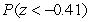 <strong>Find the probability using the standard normal distribution.</strong> A) 0.6591 B) 0.3409 C) 0.8409 D) 0.5900